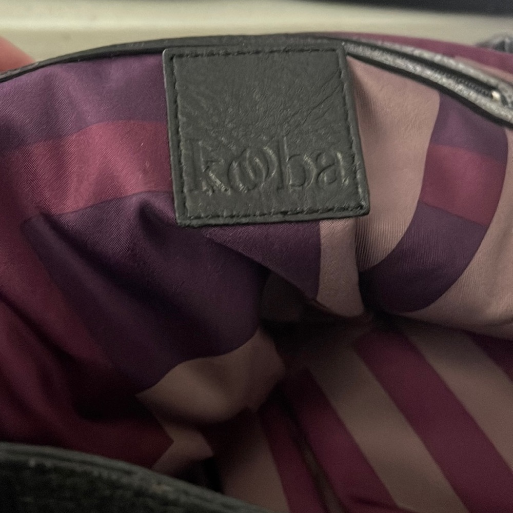 Kooba hobo with purple interior